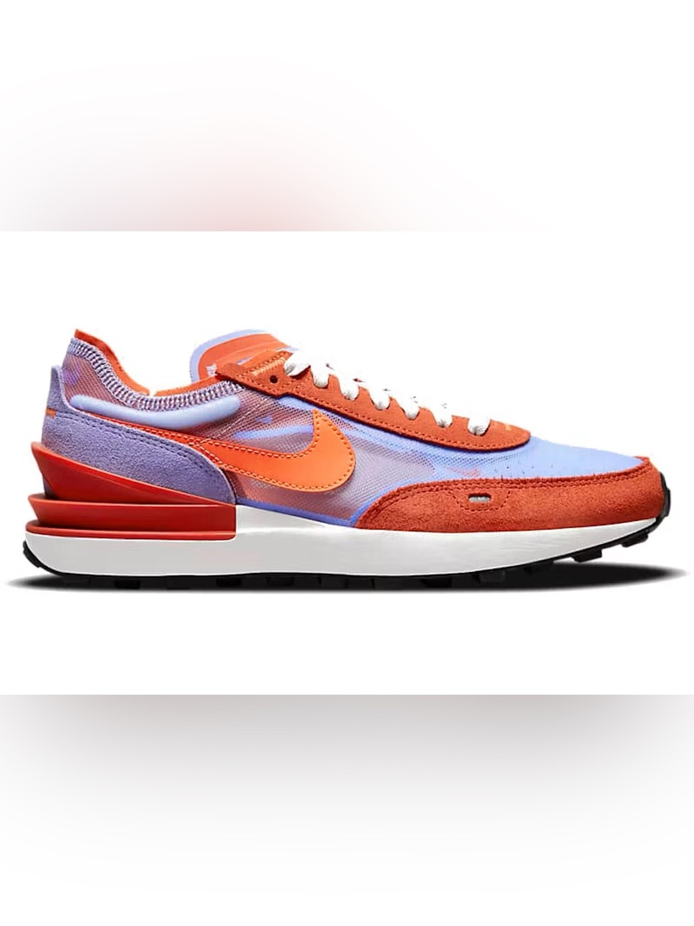 Nike Waffle One 'Active Fuchsia' Orange Lavender Sneakers Excellent Condition